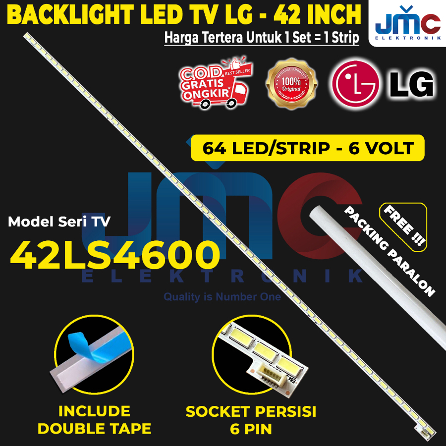 BACKLIGHT TV LED LG 42 INCH 42LS4600 64 LED 6 VOLT