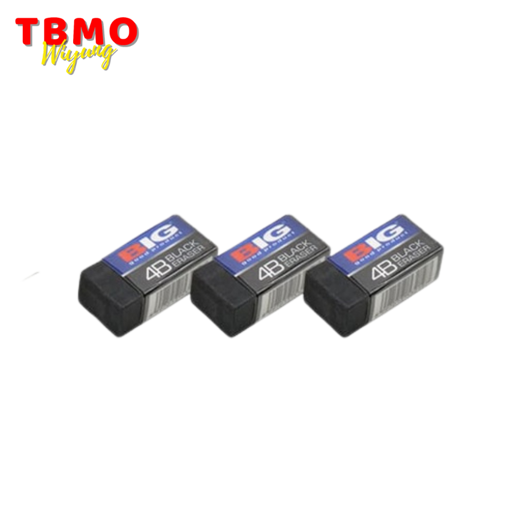 

TBMO Penghapus Eraser BIG Hitam Kecil B-40 9402 - 1 Pcs / ECER