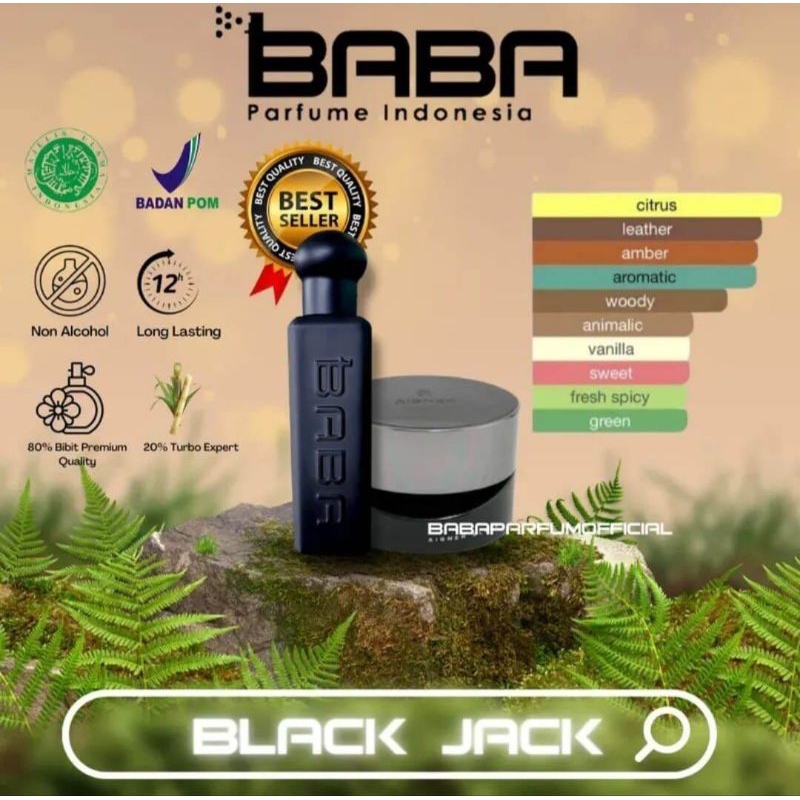 BABA PARFUME AROMA BLACK JACK/AIGNER BLACK AROMA BEST SELLER BABA PARFUME