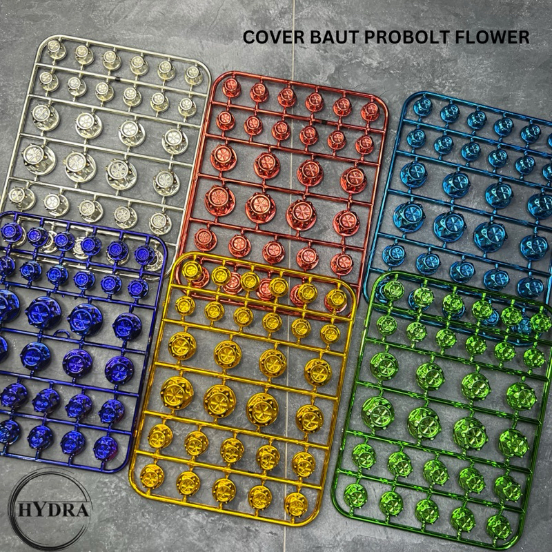 TUTUP BAUT L / BAUT PROBOLT FLOWER / MONEL COVER FLOWERS VARIASI MOTOR THAILAND LOOK UNIVERSAK VARIO