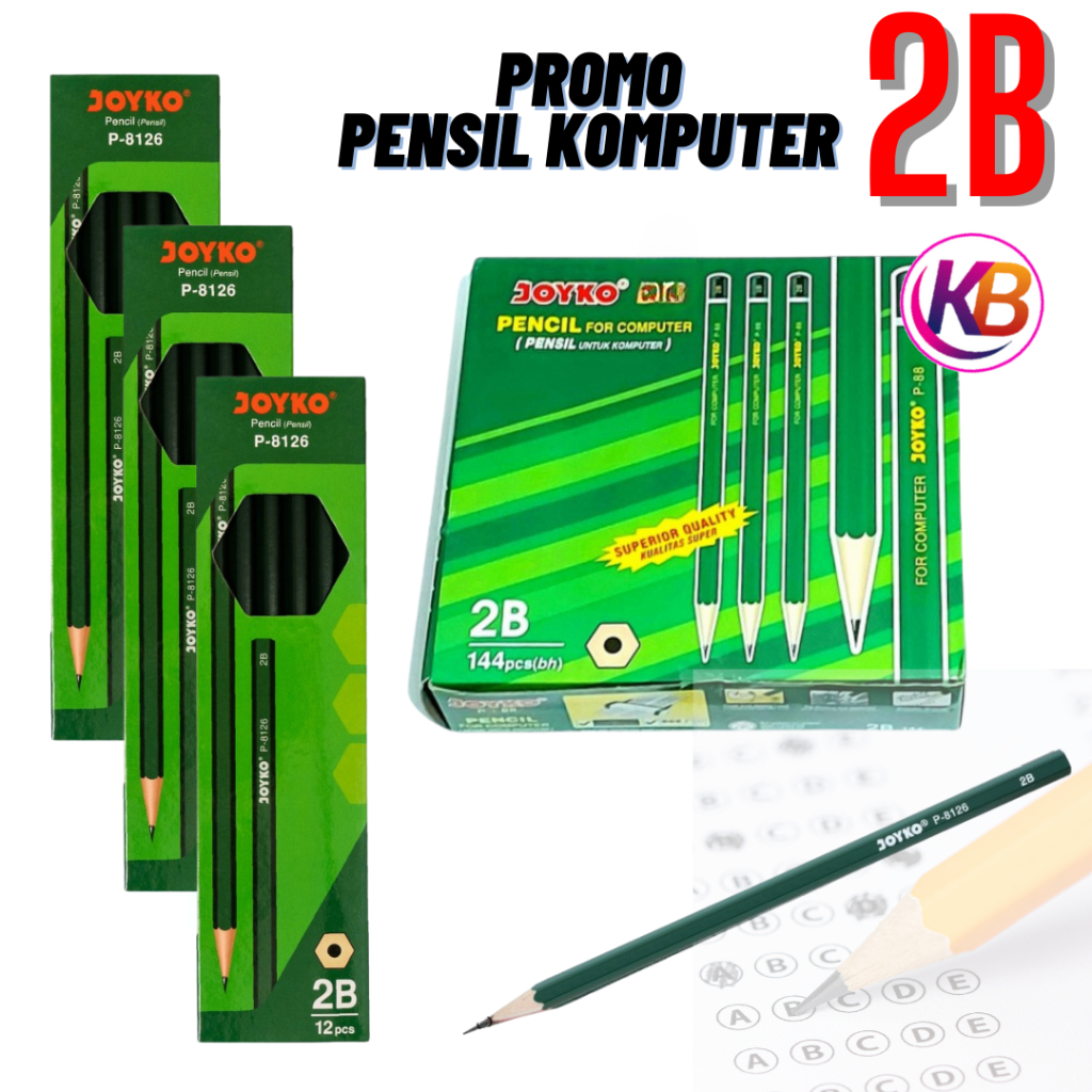 

1 Pcs - Pencil Pensil Joyko P 8126 2B - Bayar di Tempat - Termurah