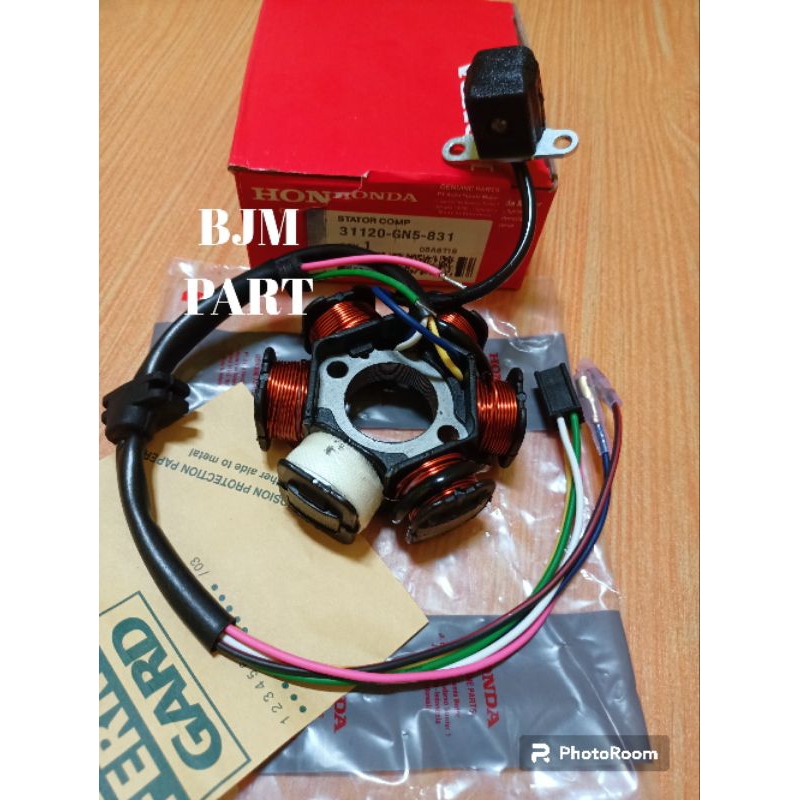 SPUL STATTOR ASSY GN5 GRAND SUPRA X LAMA REVO 100 ASTREA PRIMA ORI