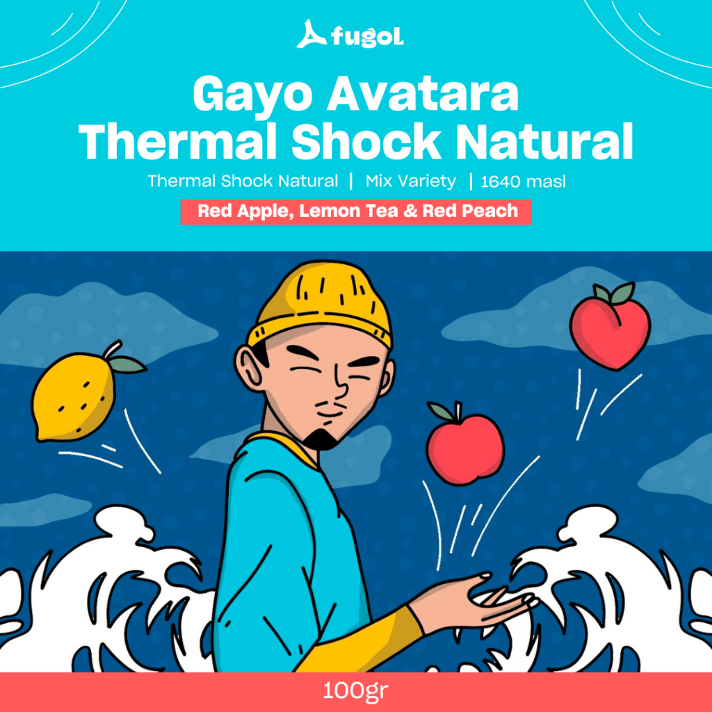 

Kopi Arabika Gayo Avatara Thermal Shock Natural (100 gr) Single Origin Specialty Coffee Beans