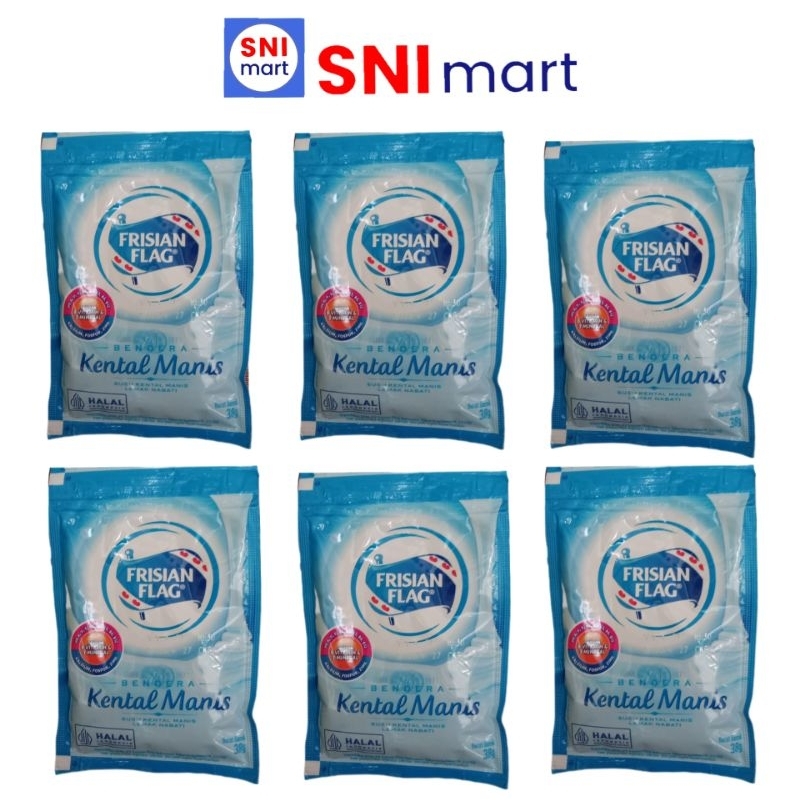 

Susu frisian flag 6 sachet 38gr susu kental manis