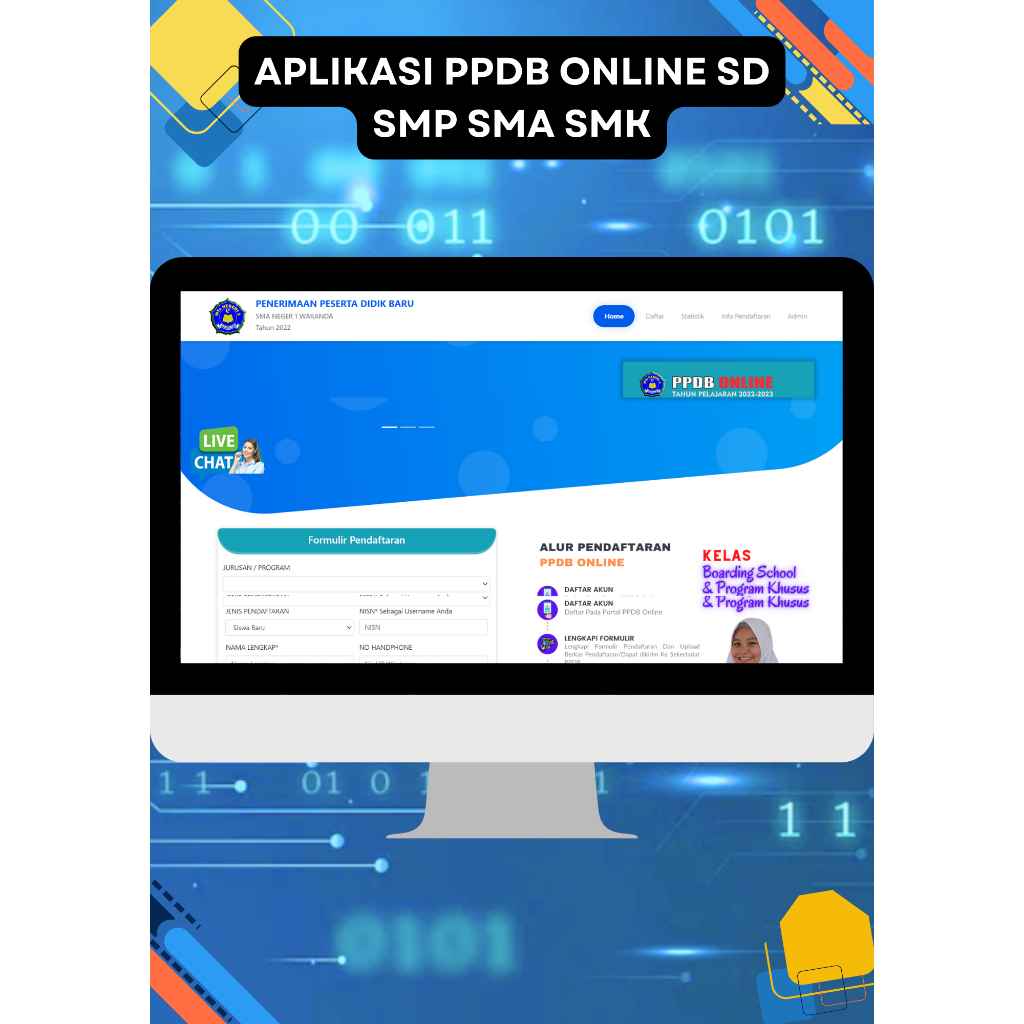 Aplikasi PPDB Online SD SMP SMA SMK