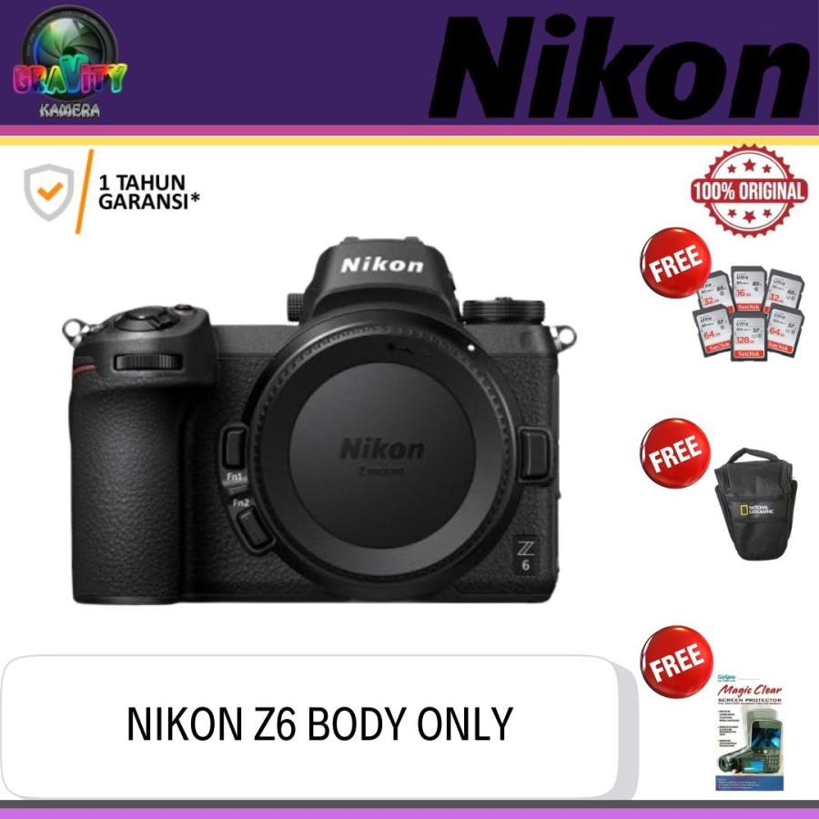 NIKON Z6 BODY ONLY / NIKON Z6 MIRRORLESS CAMERA BODY ONLY
