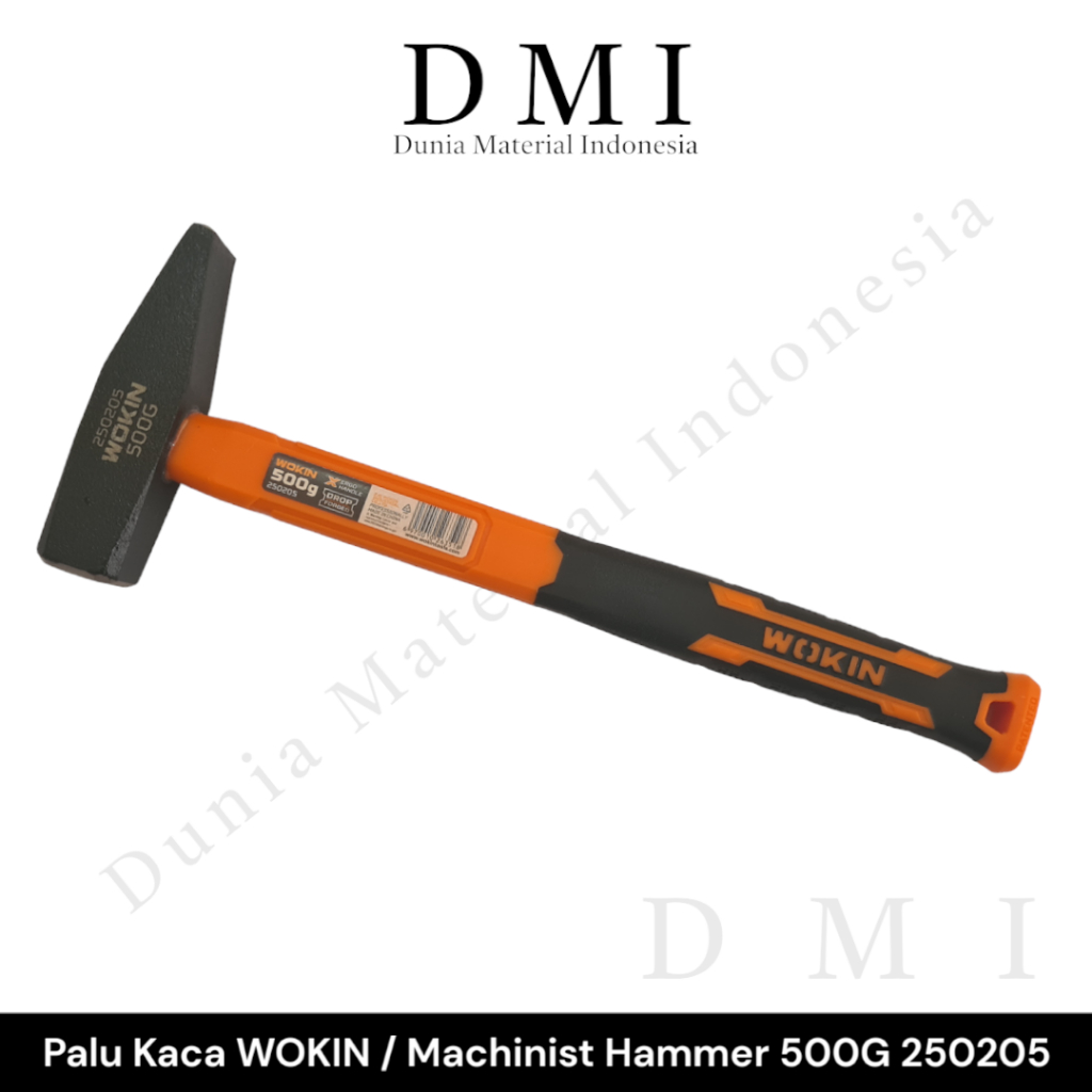 Palu Kaca WOKIN 500Gram | Machinist Hammer | Palu Tukang GG Fiber