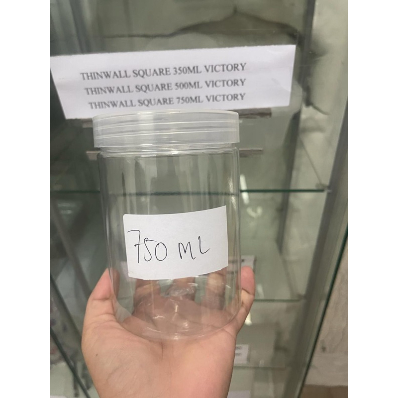 Toples Tabung 750ml/Toples Jar 500gr/Toples Jar Plastik/Toples Kue/Toples Tabung