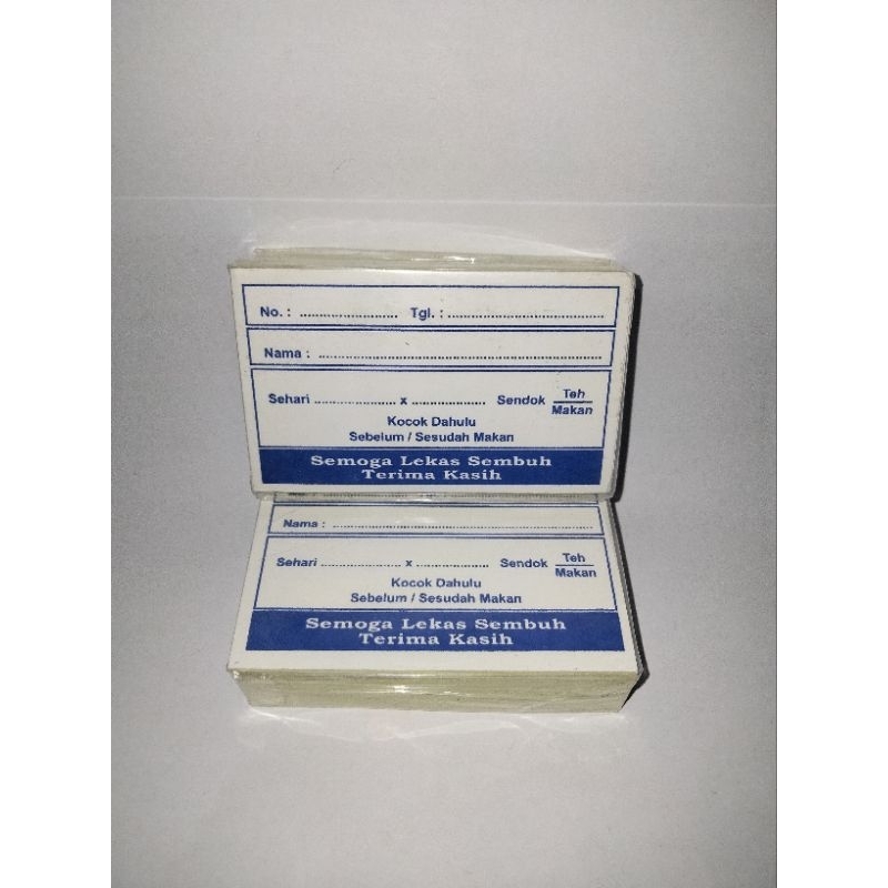 

STIKER LABEL OBAT / ETIKET OBAT SEDIAAN SYRUP MODEL STIKER [ 1 pack ]