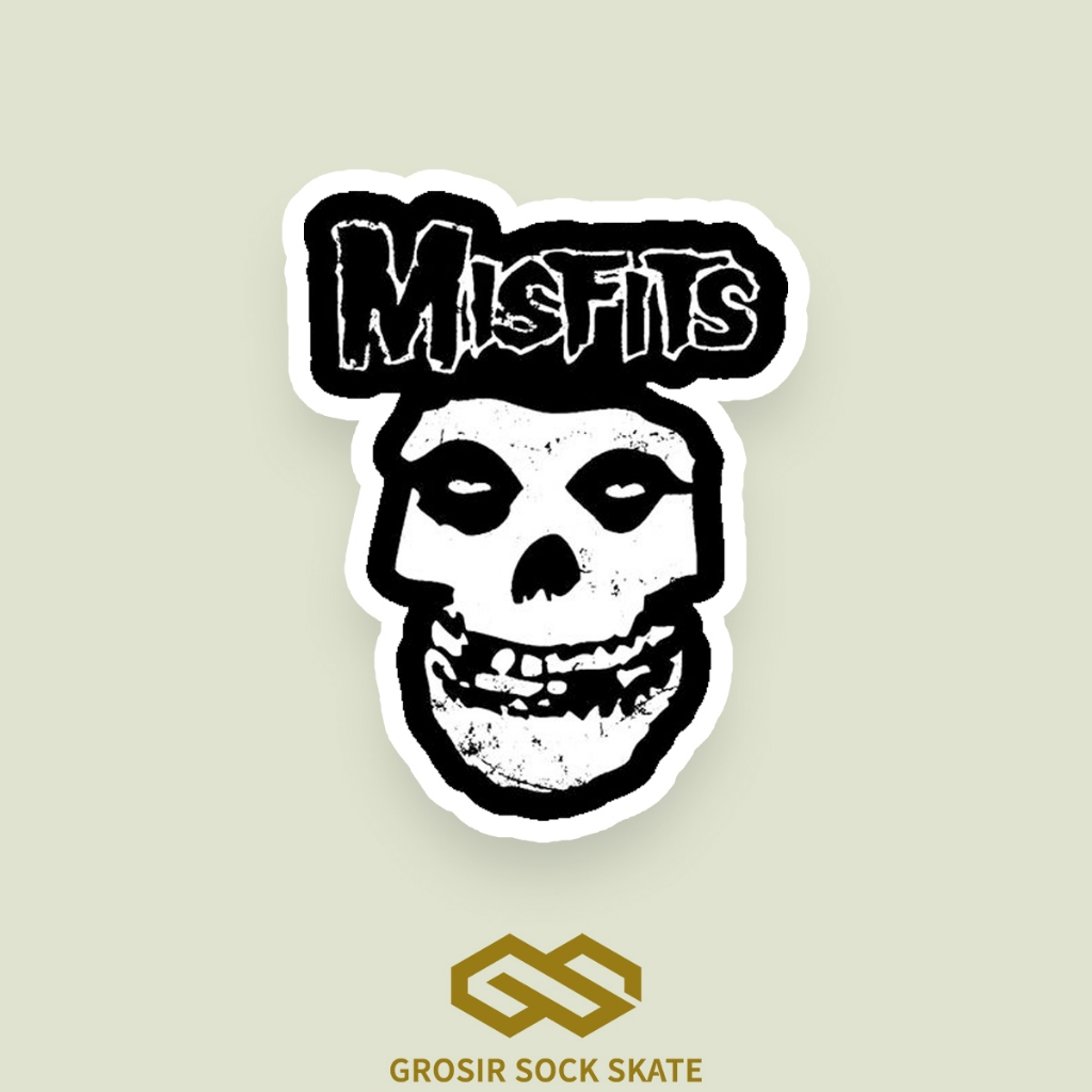 

Sticker MISFITS - STIKER MUSIK METAL / DEATHCORE / METALCORE / HYPECORE Air Bahan Vinyl