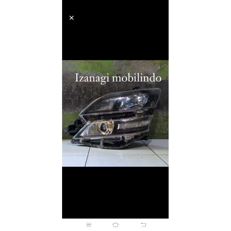 Headlamp kiri Toyota Vellfire