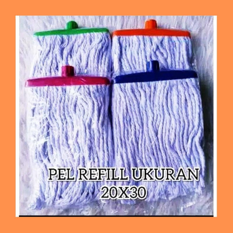 ALAT PEL / LAP PEL SUMBU TANPA TONGKAT/ REFIL KAIN PEL LANTAI