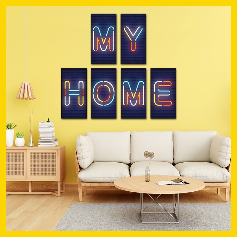 Hiasan Dinding Poster Kayu Motif Custom Nama Abjad Alphabet (10x20cm) Aesthetic Bulu Mata Sweet Drea