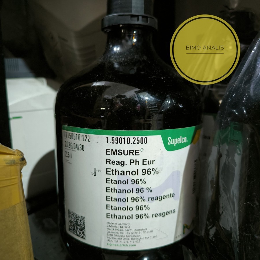 ETHANOL 96% REAG. PH EUR 2,5 L Merck 159010 / ETANOL 2,5 LITER