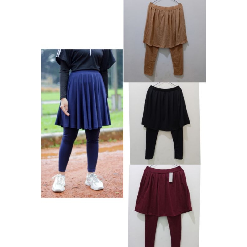 LEGGING ROK/LEGGING ROK SPORT/LEGGING ROK OLAHRAGA WANITA/LEGGING ROK PAYUNG/ LEGGING