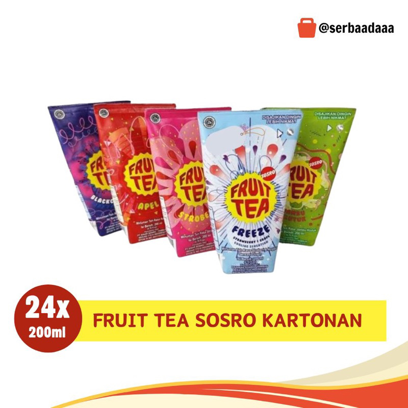 

FRUIT TEA GENGGAM 200ml ISI 24PCS