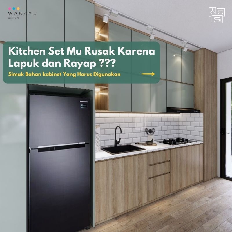 Kitchen Set PVC Minimalis Modern Custom