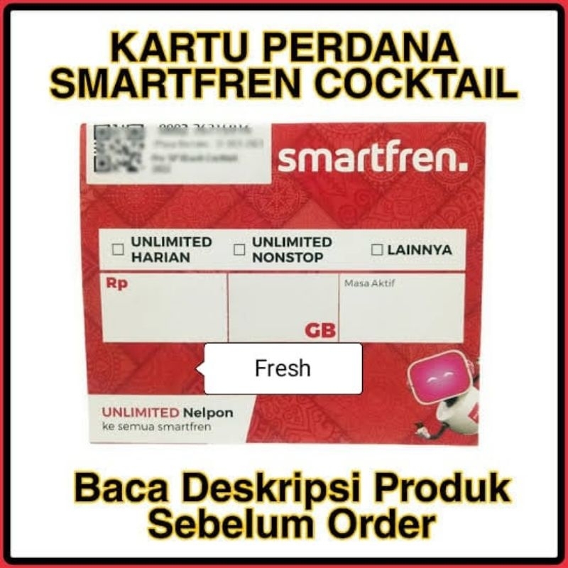 Smartfren 12 Digit Fresh | Bukan Bekasan