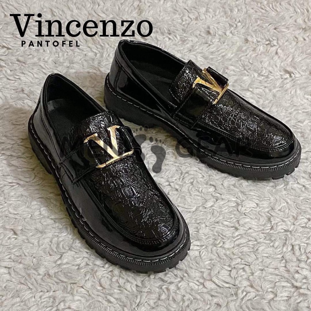 TERBARU MENFOOTGEAR Sepatu Pria Sepatu Cowok Vincenzo Docmart Karet Empuk