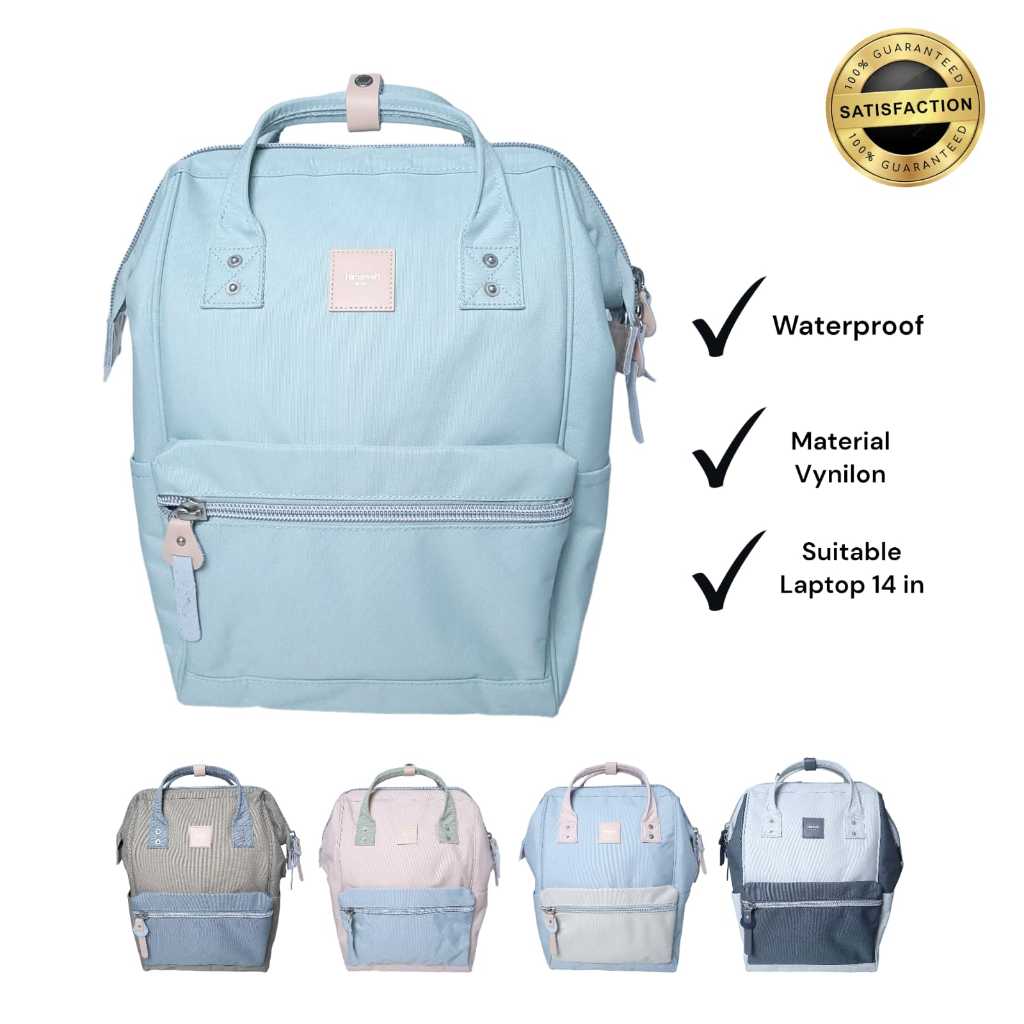 Tas Ransel Himawari Fashion Anello  Pastel color backpack Wanita Laptop