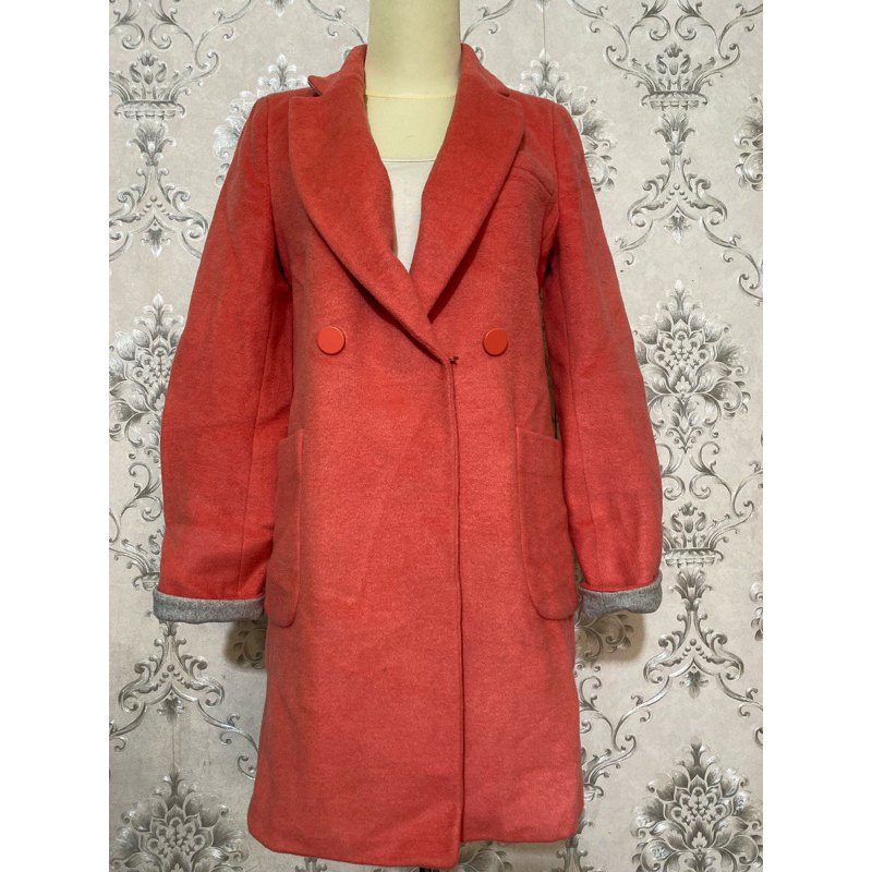 Coat wool wanita/coat woo premium/Coat winter spring autumn/wool/coat panjang