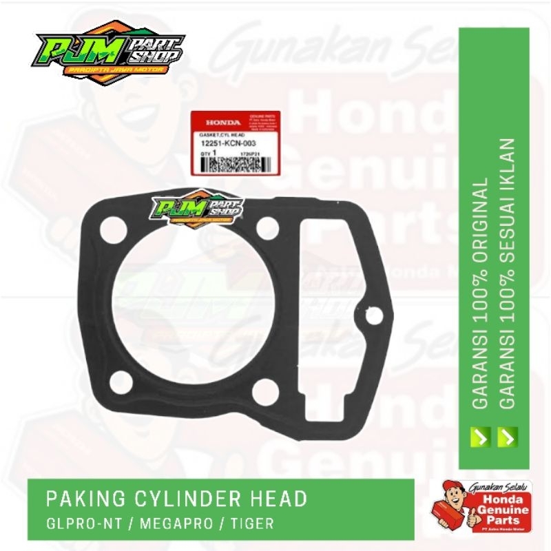 Paking Cylinder Head KCN GLPRO NT TIGER MEGAPRO ORI Original AHM - 12251KCN003 - Perpak Gasket