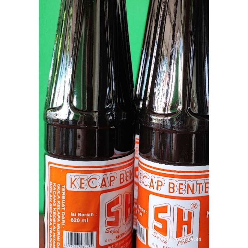 

kecap sh benteng kental manis sedang 620ml botol asli 100% produk lokal