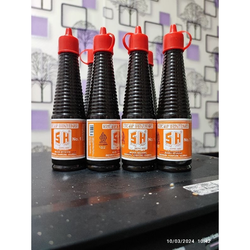 

kecap sh benteng kental manis sedang 140ml botol asli 100% produk lokal