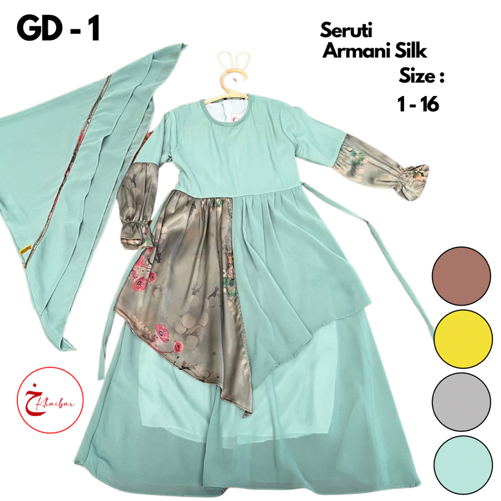 Gamis Anak Seruti Armani Silk