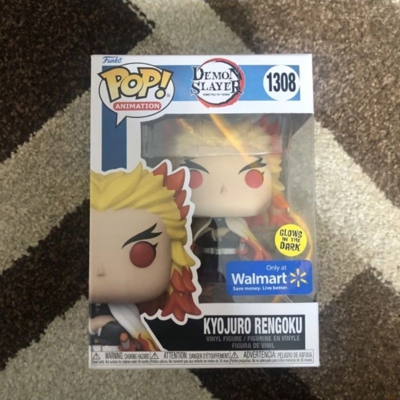 GITD Walmart Exclusive Funko Animation Demon Slayer - Kyojiro Rengoku Hashira Api #1308