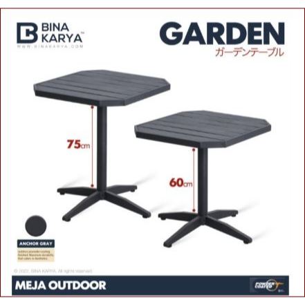 MEJA CAFE OUTDOOR ALUMUNIUM