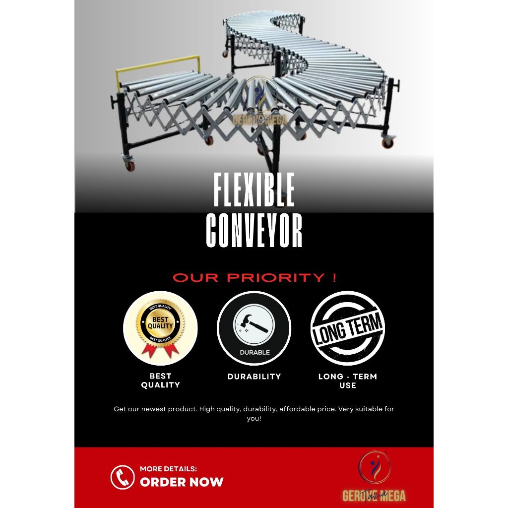 Flexible Conveyor - Roller Conveyor - Gravity conveyor