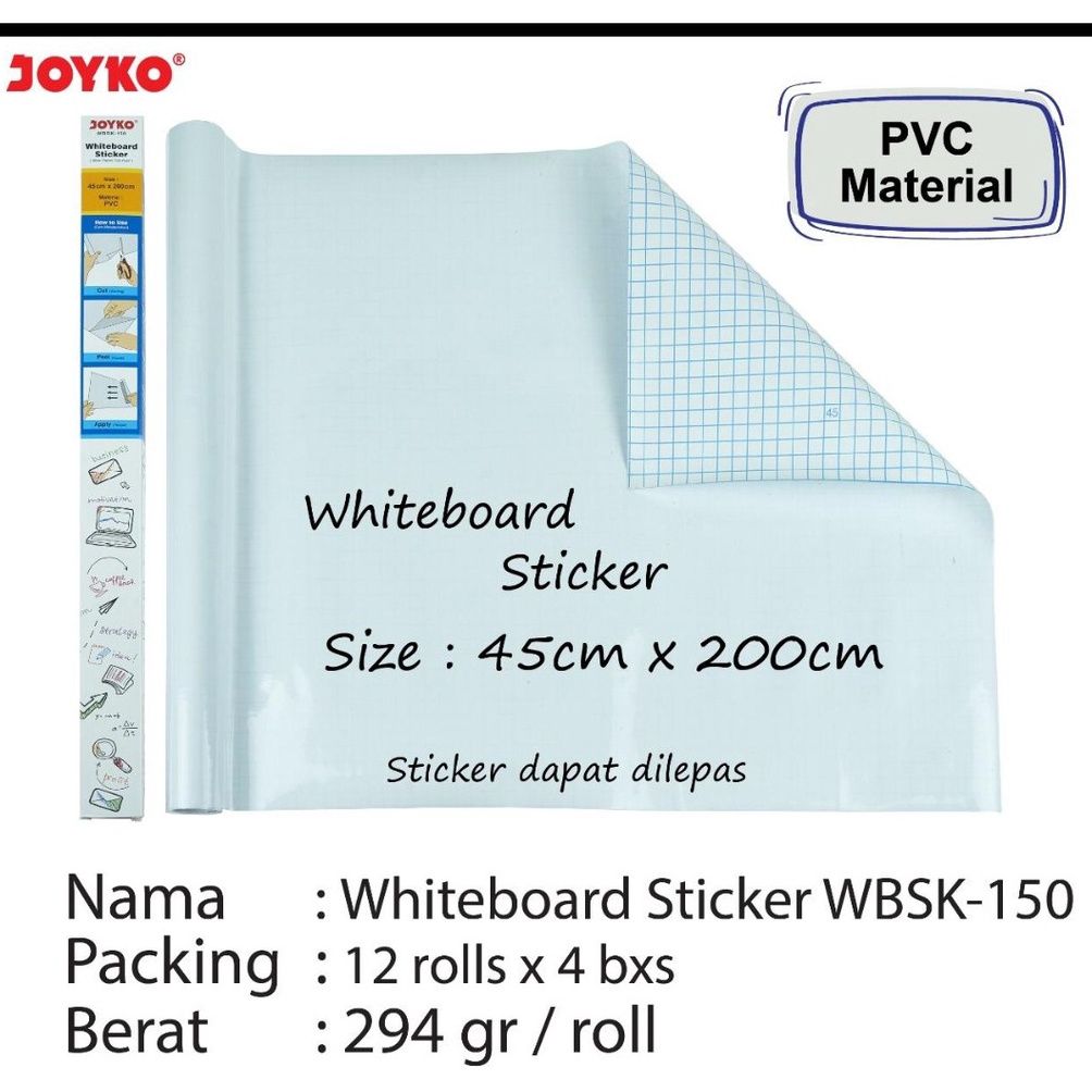 

Harga termurah whiteboard stikcer wbsk 15 45 cm x 2 cm 41