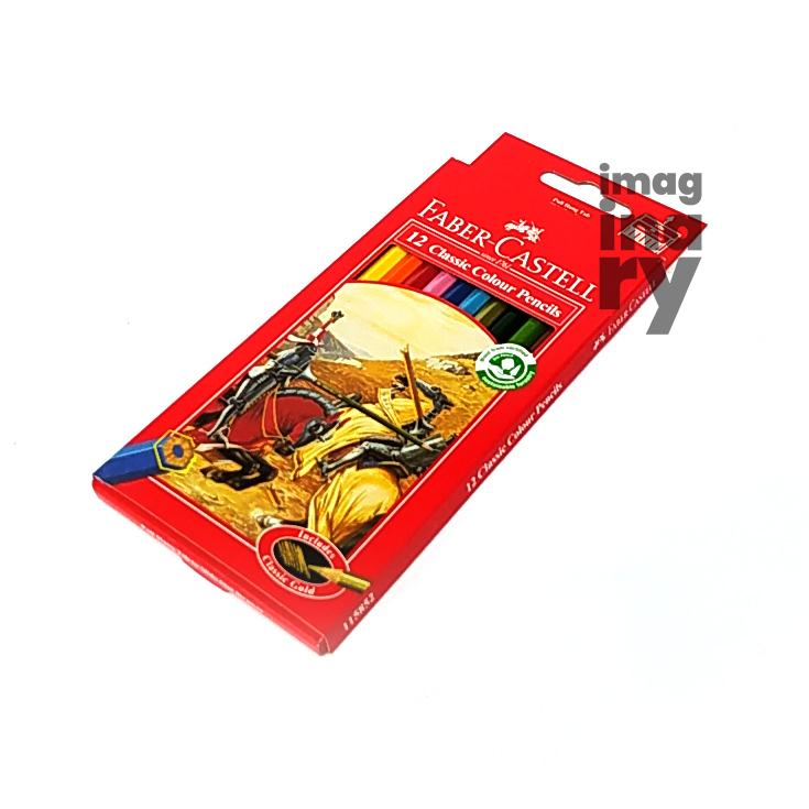 

Pensil Warna Faber Castell Classic Panjang 12 Warna