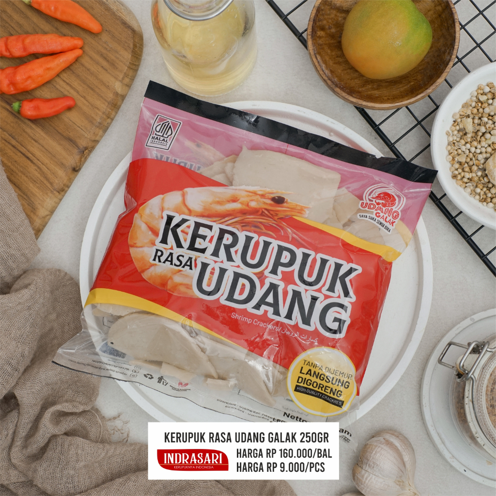 

Kerupuk Udang Galak 250gr