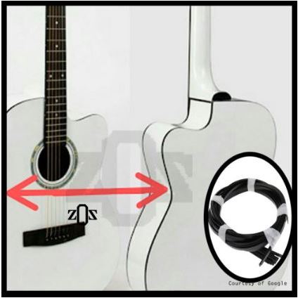 List Strip Side Inlay Edging Binding Body Gitar Black