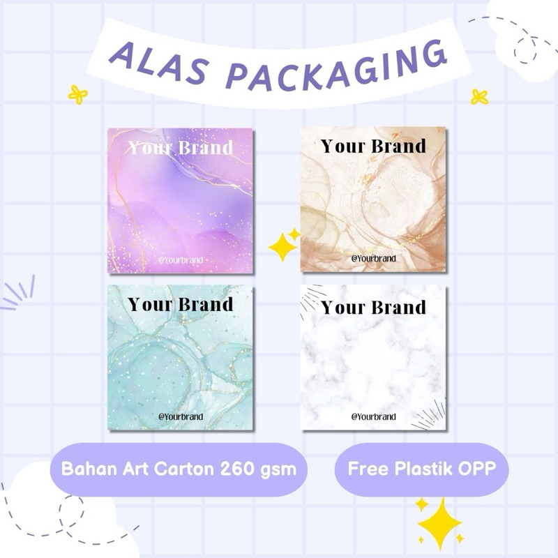 [INCLUDE PLASTIK] ALAS PACKAGING | KERTAS PACKING | ACCESORIES | CINCIN GELANG | CUSTOM PACKAGING | 