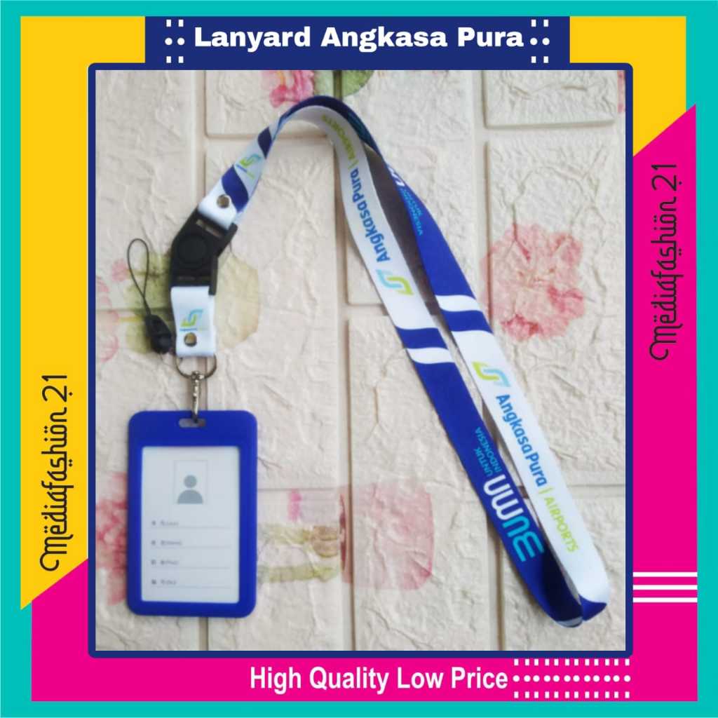 

Lanyard Tali Gantungan ID Card ANGKASA PURA AIRPORT Free Strap Gantungan HP/Flashdisk