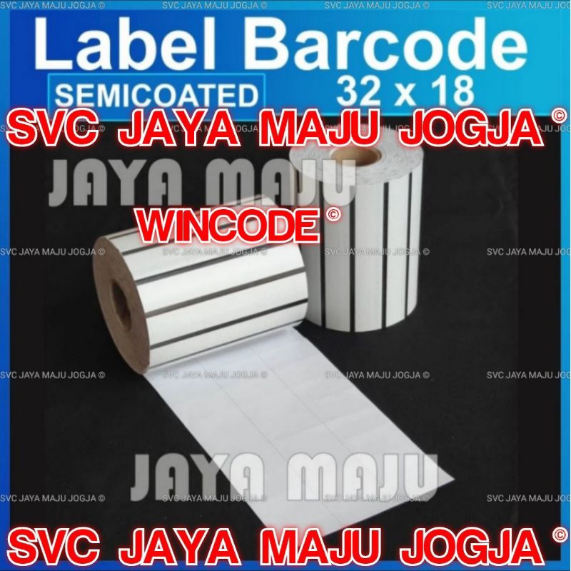 

[ WINCODE ] 32 X 18 BLACKMARK - 3 LINE SEMICOATED - FACE IN - ISI 5.000 PCS || CORE 1" || LABEL BARCODE THERMAL TRANSFER PAKAI RIBBON - ACCESSORIES FASHION GARMEN || 32X18 BLACK MARK - C342C C342 C C 342C C 342 C - ISI 5000 PCS