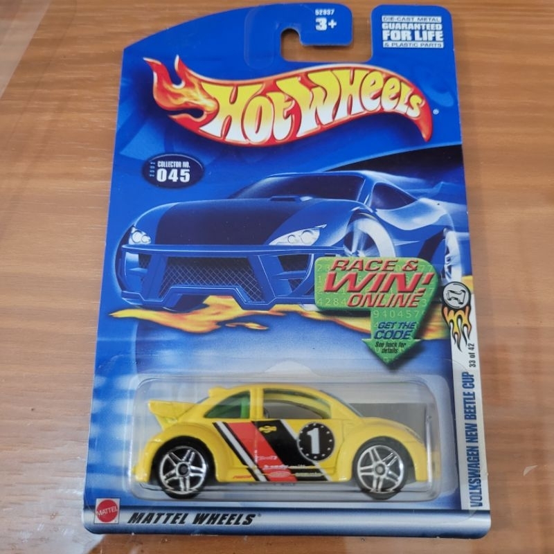 hotwheels volkswagen new beetle cup