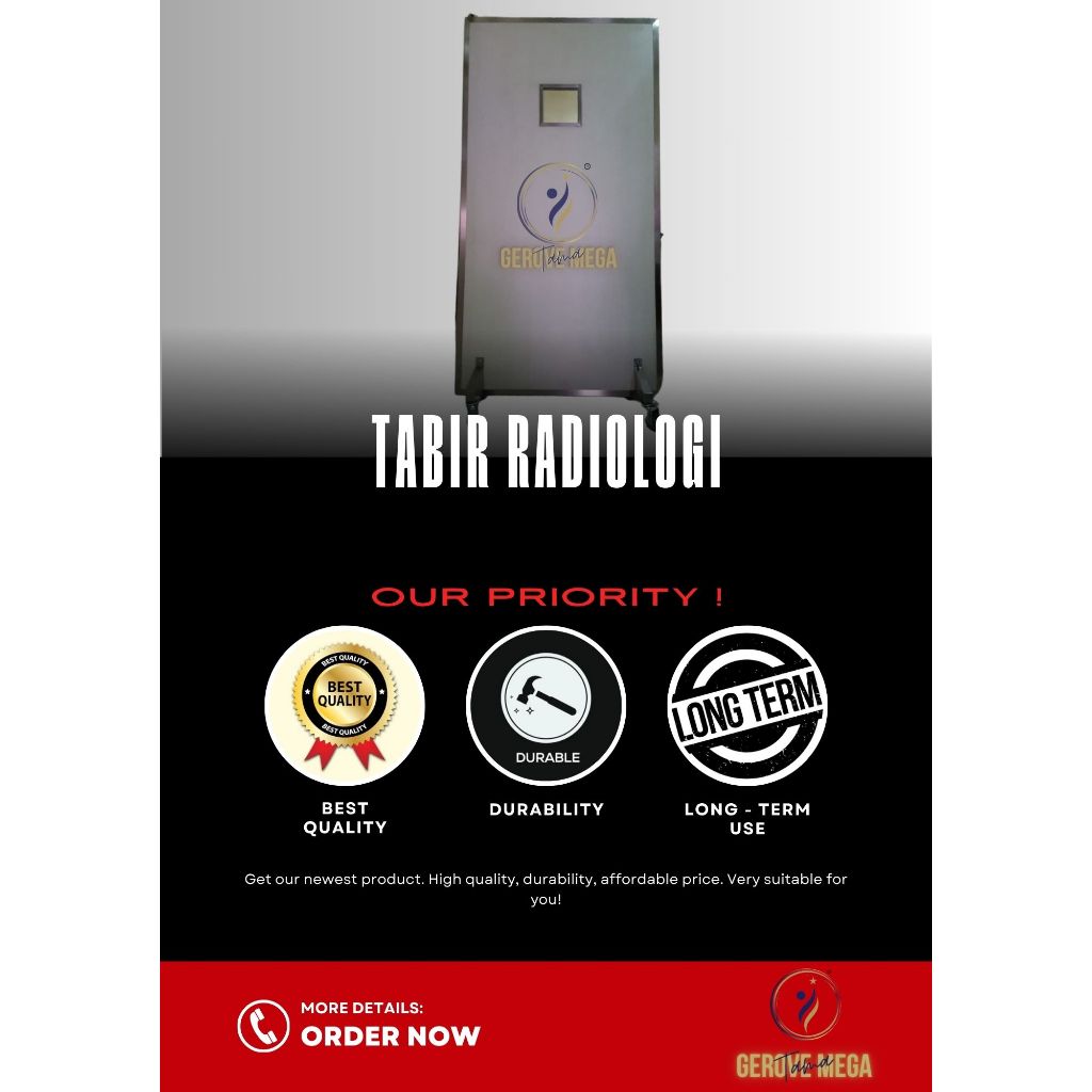 Pintu Anti Radiasi PB / Pintu Xray - Tabir Radiologi - Sekat Radiologi