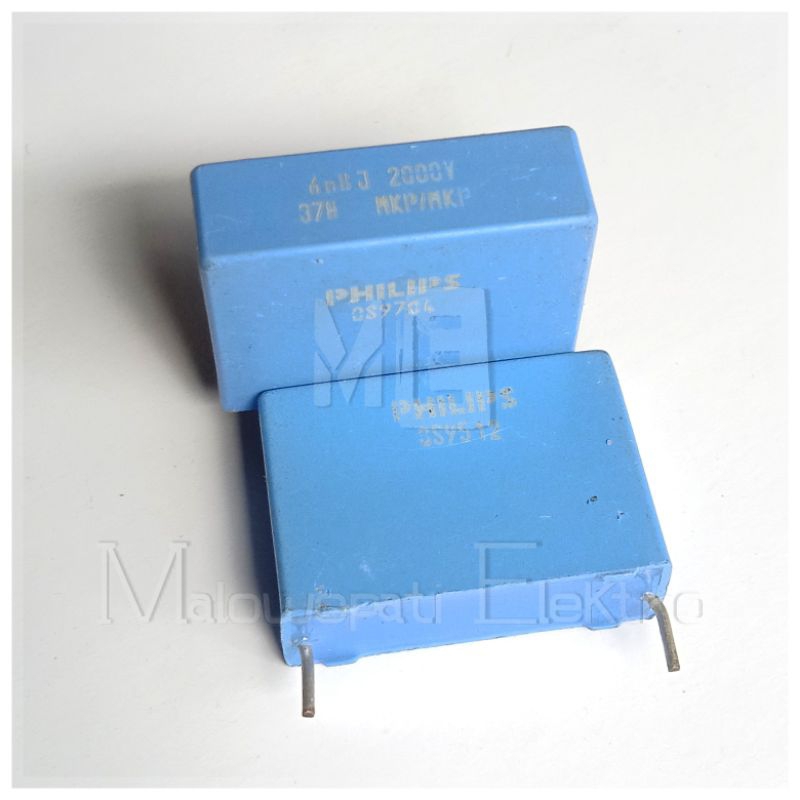 Kapasitor MKP 2000V 682 Philips Capacitor 6n8 2Kv