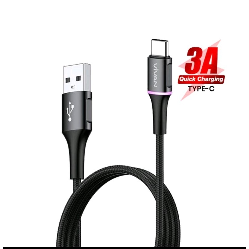 VIVAN Kabel Data Micro USB Type C Fast Charging