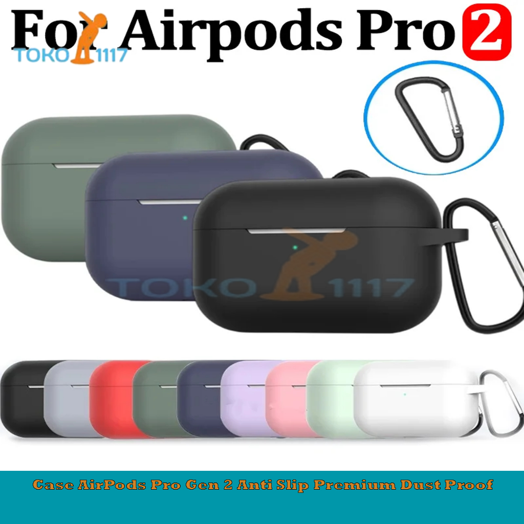 Case / Casing ThePods Gen 2 / Generation 2 Premium Silicone Softcase Free Hook Case AirPods Pro Gen 