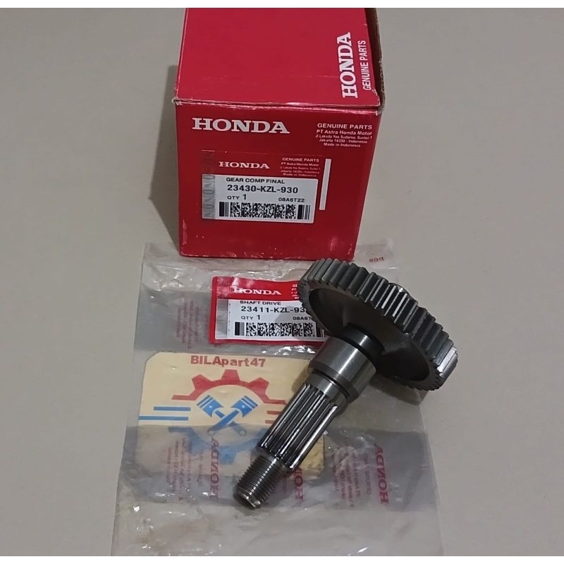 Gigi Rasio Gardan Honda Beat Fi Scoopy Fi Vario 110 Fi (KZL) Ori