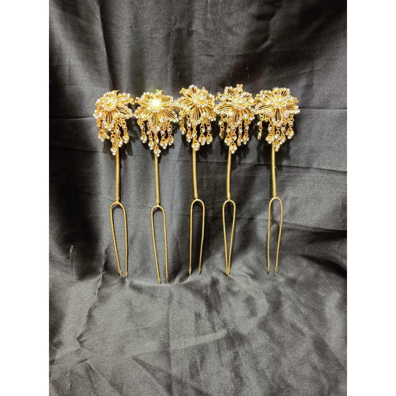kembang goyang jawa gold set