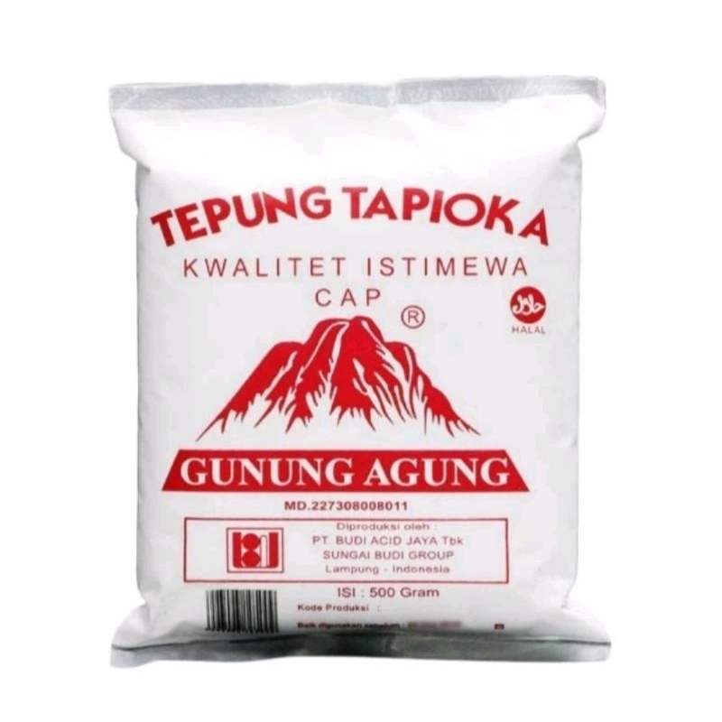 

TEPUNG TAPIOKA/SAGU CAP GUNUNG AGUNG 500GR