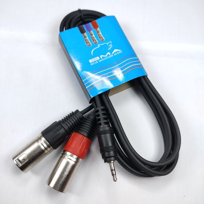 KABEL JEK MINI STEREO TO JACK CANON XLR MALE BMA