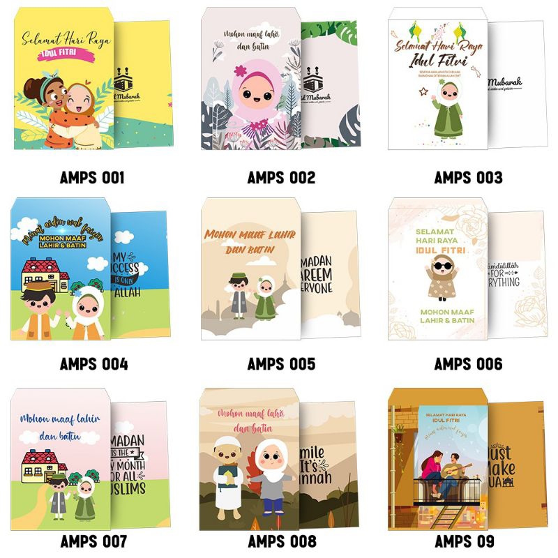 

AMPLOP LEBARAN LIPAT / ANGPAU LEBARAN / AMPLOP LUCU