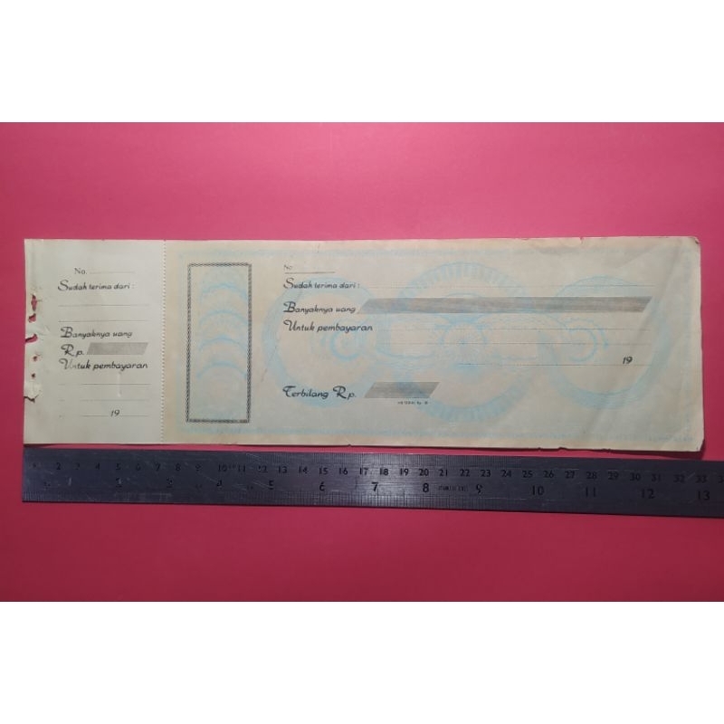 

Kwitansi Kuno Pemakaian Tahun 1976 sd 1980